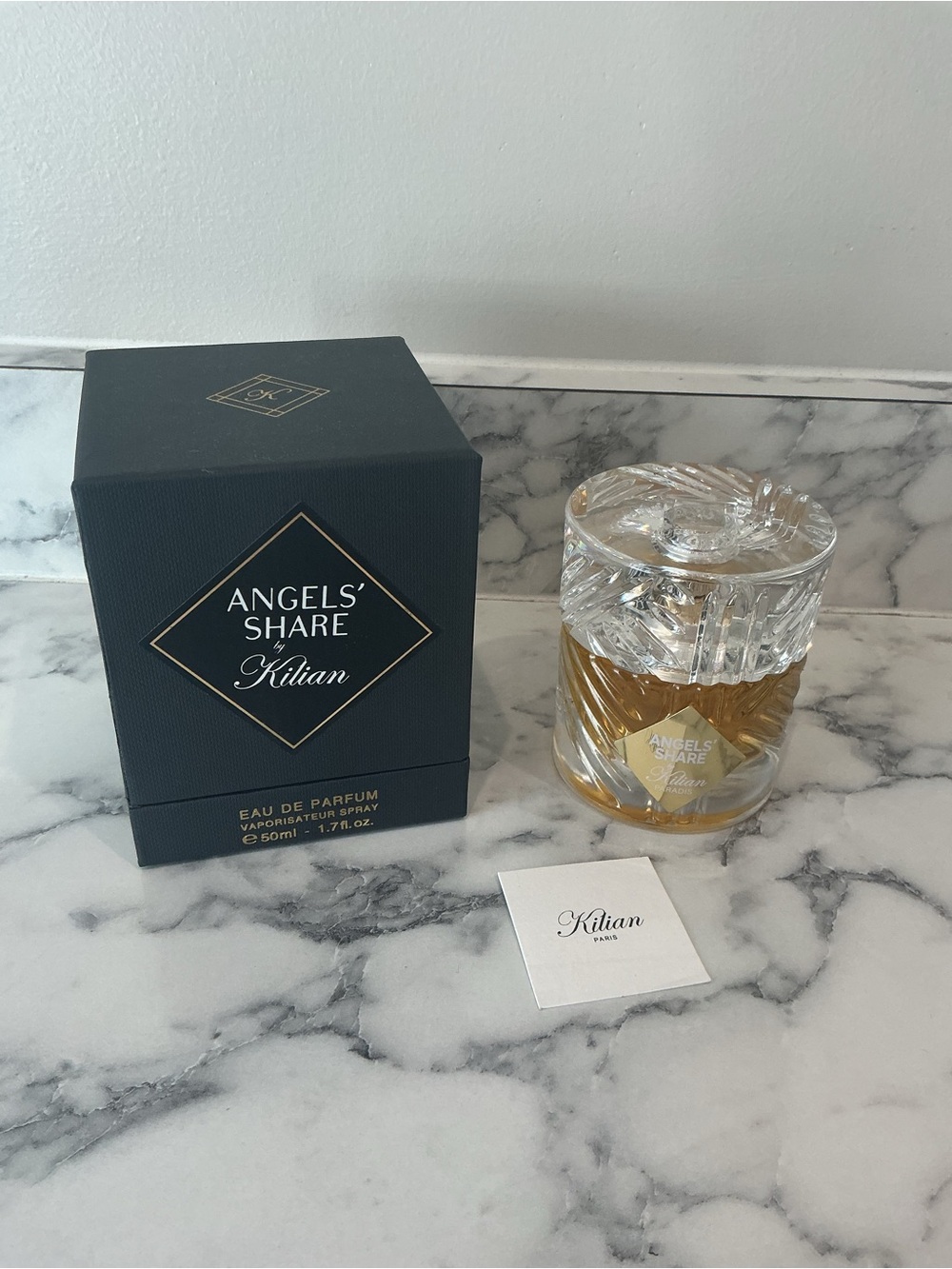 Kilian Angels' Share Eau de Parfum — Amber Crystal Bottle Unisex fragrance New